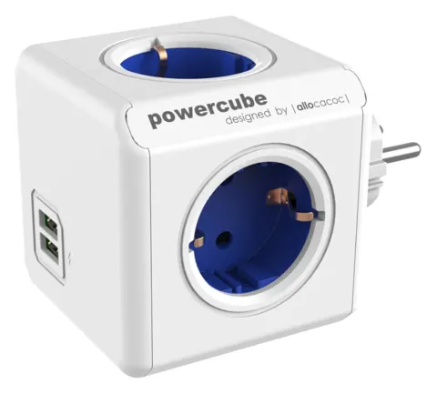 PowerCube Regleta USB original – Azul
