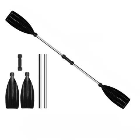 Palas de Kayak de Aleación de Aluminio de Uso Generalizado, Diseño Antitorsión, Remos Portátiles para Barco, Remos de Canoa Ligeros y Reforzados para Pesca
