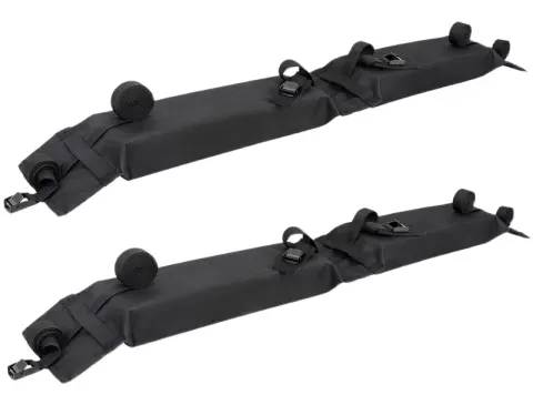 Portaequipajes Universal acolchado suave para techo de coche, barras cruzadas, protección para ahorro de espacio, portaequipajes superior, rieles de carga de 75kg