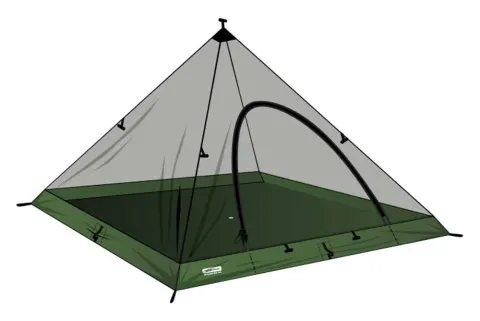 DD Hammocks Superlight Pyramid Mesh Tent – Tienda de campaña tipi 2 personas