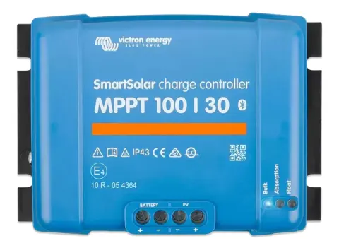 Regulador solar Victron Energy MPPT Bluetooth 100/30 SmartSolar para autocaravanas y camper. – Ref. SCC110030210