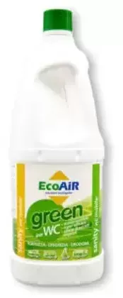 EcoAir Green Ecológico 2 litros para la higiene de aguas negras de caravanas, autocaravanas y camper. – Ref. 68400
