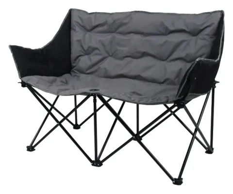 Faltsof para 2 personas, acolchadas, resistentes hasta 200 kg, motivados en gris