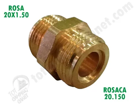 Racord Doble 2 X Macho 20X1,5