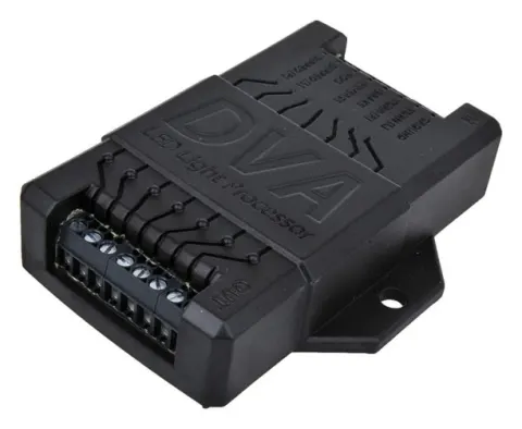 Procesador de luz LED 12 V para remolques.