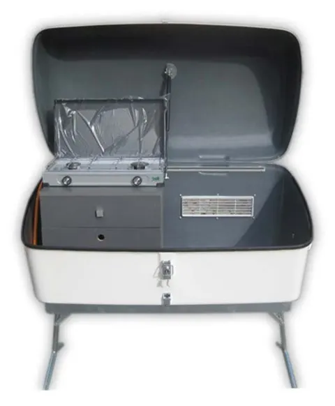 Cofre Camper con Patas y Cocina Comanche – Para Remolque Tienda