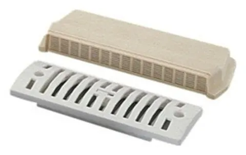 Rejilla de aireación blanca de 12 cm2