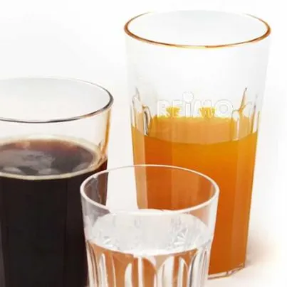 Vasos De Plástico De Policarbonato Ø9 X H16 Cm 610ml