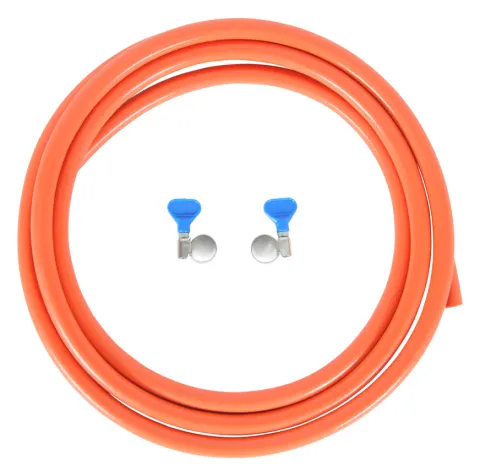 Obelink manguera de gas con abrazaderas – 3 m