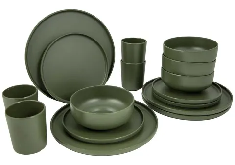Vajilla Patom verde Bo-Camp