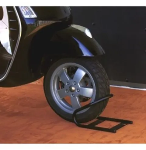 Bloqueo de la rueda delantera para moto