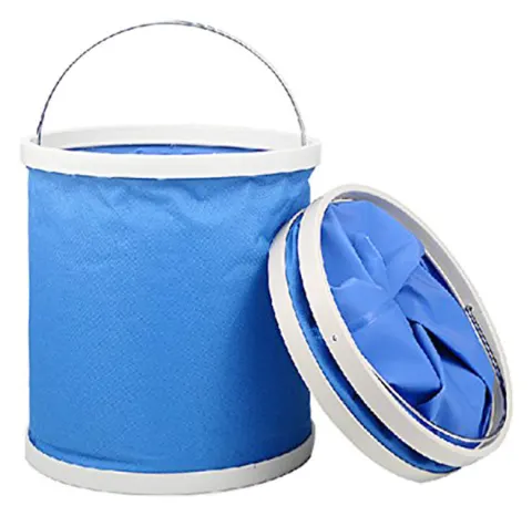 Cubo de agua plegable Leinwand 11 Litros – azul
