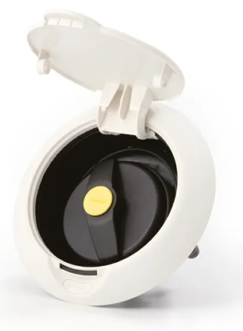 Bocana diametro 35 con Tapa Blanca