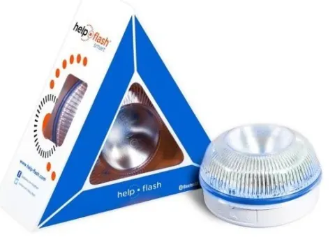 Help Flash Smart Luz de Emergencia V16 Bluethooth con Base Imantada Homologada DGT