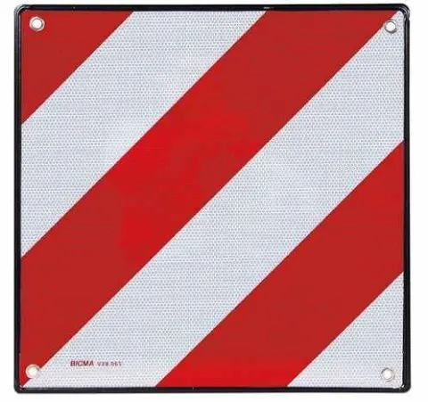 Placa V20 50X50 homologada aluminio