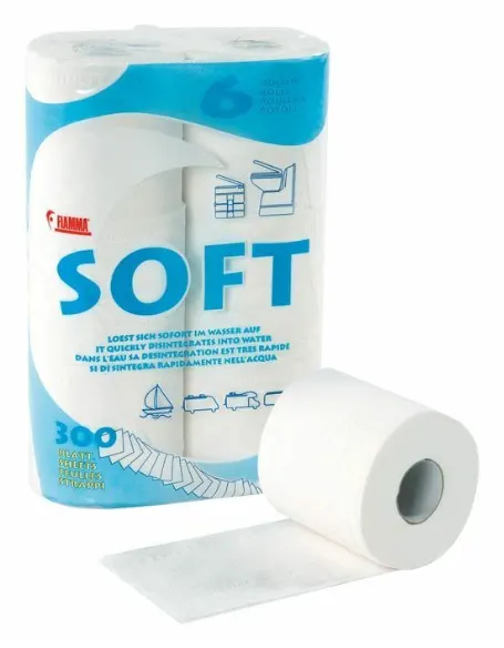 Papel higiénico Fiamma Soft x6