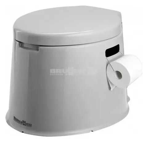 WC portátil ‘Optitoil’ de Brunner de 7 litros con asiento y tapa