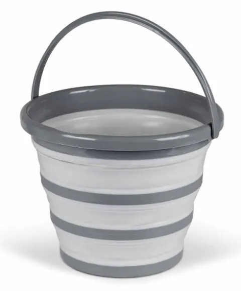 Cubo plegable gris 10L Dometic