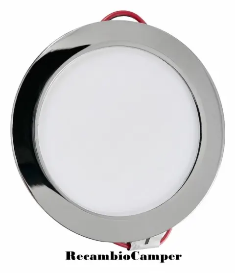 Oculo Encastrar Ø65mm 4000K 2w Cromado Autocaravanas Benimar