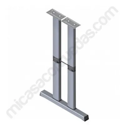 Pie de mesa doble 375-720 mm ( apto para sistema giratorio de tablero doble )