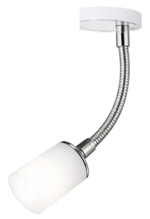 Foco de superficie flexible Travelleds – cromado