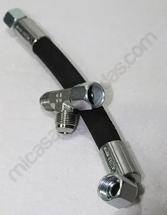 Kit para montaje de doble botella GLP recargable .