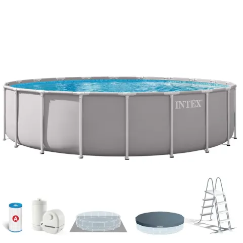 Piscina desmontable redonda prism frame 6 metros con depuradora