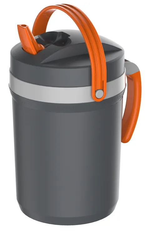 Termolar Fliptop 2,5 L gris – Bidón termo con asa