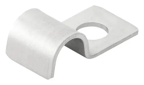 Clip grapa inox de chasis para cable, 6 mm