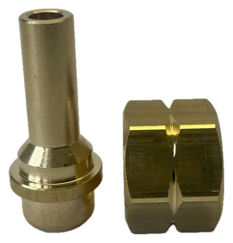 Acoplamiento Obelink de 8 mm liso x 1/4L giratorio