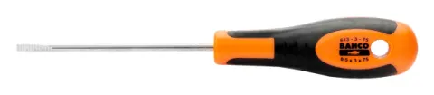 Destornillador 613 ranurado de punta plana con mango de goma 4×125