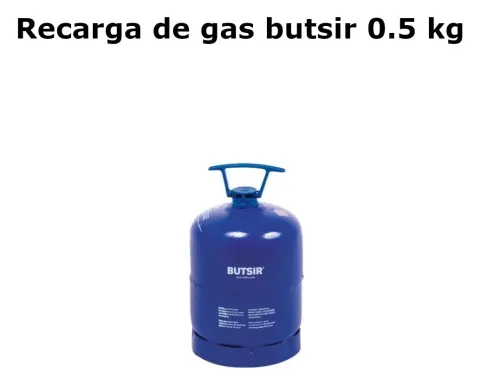 Recarga de gas BUTSIR de 0.5 kg