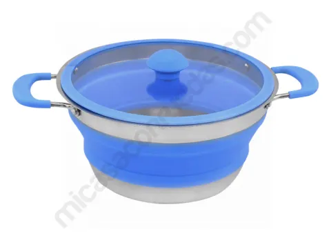 Olla plegable de silicona-Inox 3 5 L.