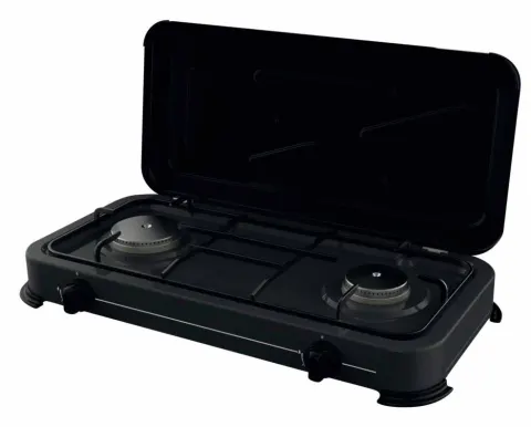 INCASA Cocina Gas 2 Fogones Deep Grey