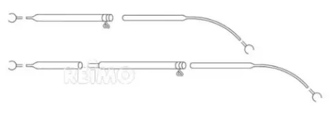 Varilla De Tensión/barra De Soporte De Techo Acero 110-160 Cm, 2 Partes