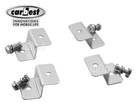 Soporte de aluminio en forma de Z para paneles solares de 80W Carbest