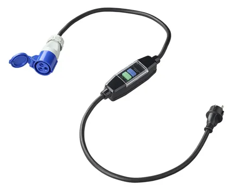 ProPlus enchufe Schuko a cable reductor CEE con interruptor diferencial