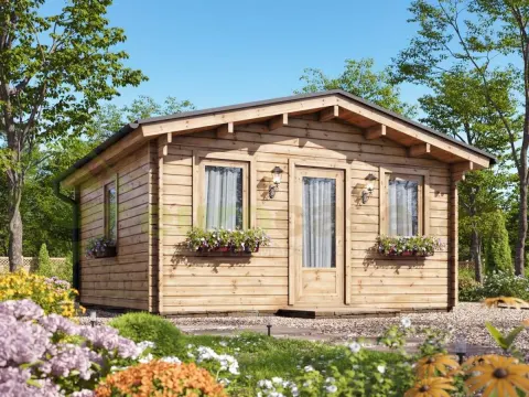 Caseta de jardín GANDIA 6X6 , 36 m2 , 44 mm