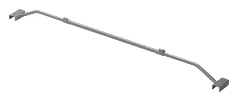 Soporte ajustable de metal para lona de remolque 100–155 cm.