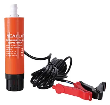 Bomba nautica y química sumergible Seaflo 12v. 280GPH